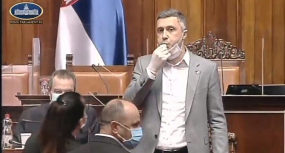 Sednica Skupštine prekinuta, Boško Obradović izbačen zbog zviždanja (VIDEO) 1