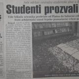 Na protestima pre 20 godina najavljivano 100 štrajkača glađu za svako nasilje vlasti 12