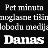 Pet minuta gromoglasne tišine za slobodu medija 4
