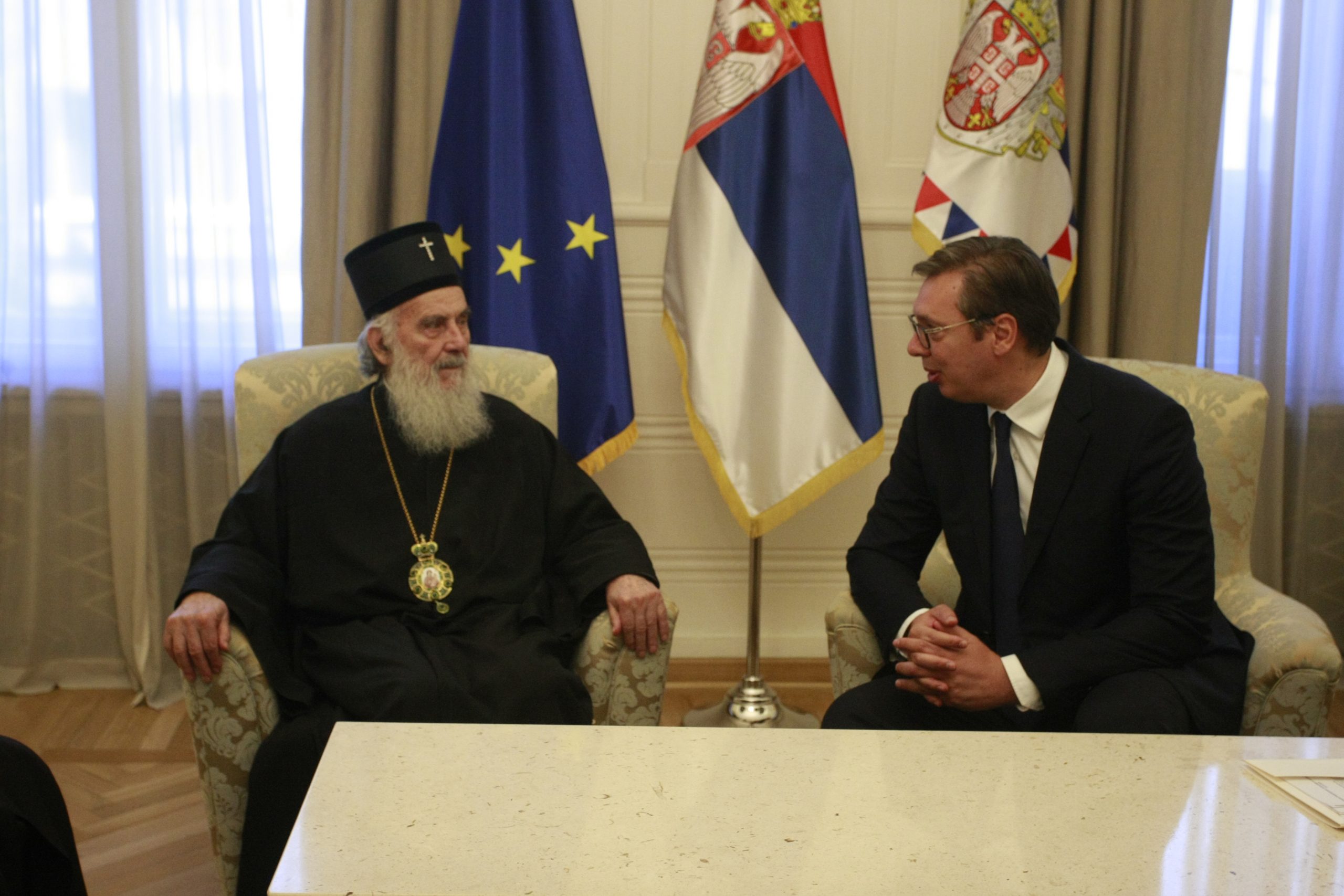 Predsednik Srbije razgovarao sa patrijarhom Irinejom 1