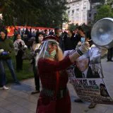 Protest ispred predsedništva, pokušaj ulaska u zgradu (VIDEO) 14
