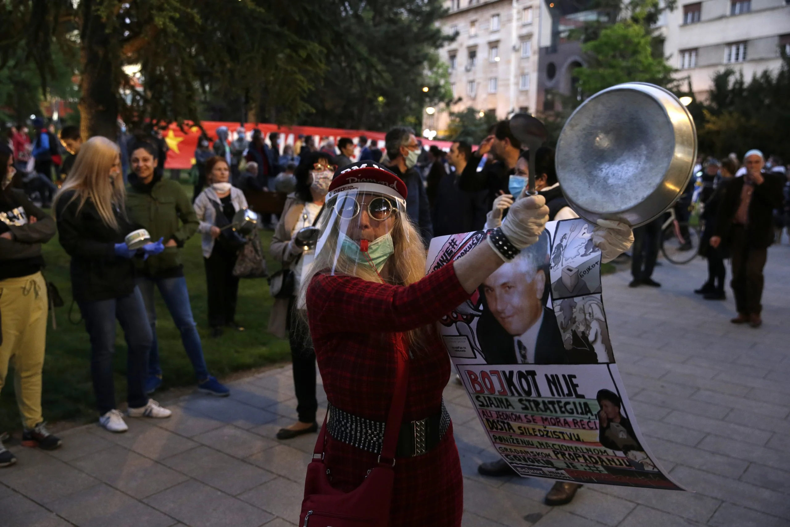 Protest ispred predsedništva, pokušaj ulaska u zgradu (VIDEO) 1