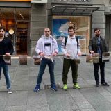 Beograd: Omladina Narodne stranke postavila izložbu kuća na prodaju na KiM 14