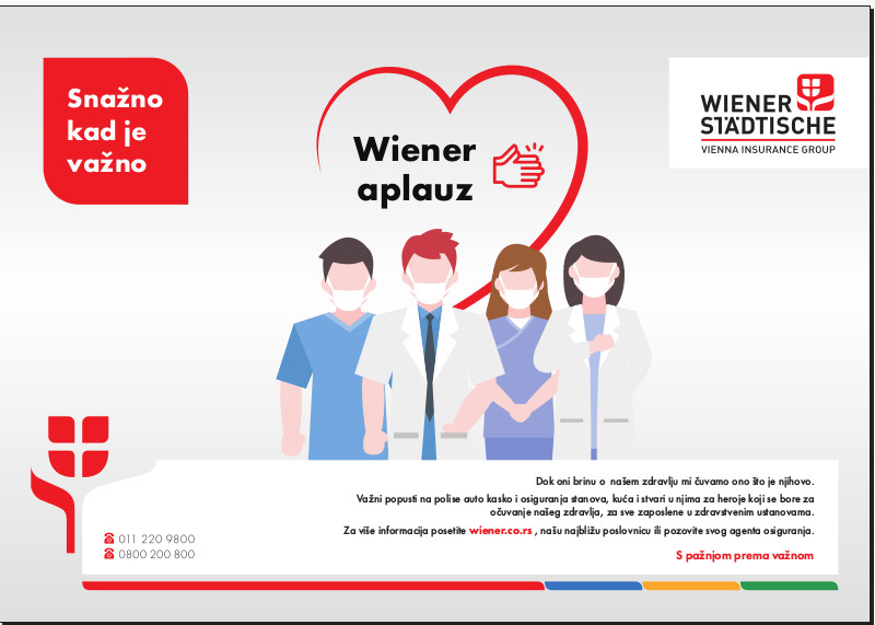 Wiener Aplauz - popusti na polise osiguranja za zaposlene u zdravstvu 1