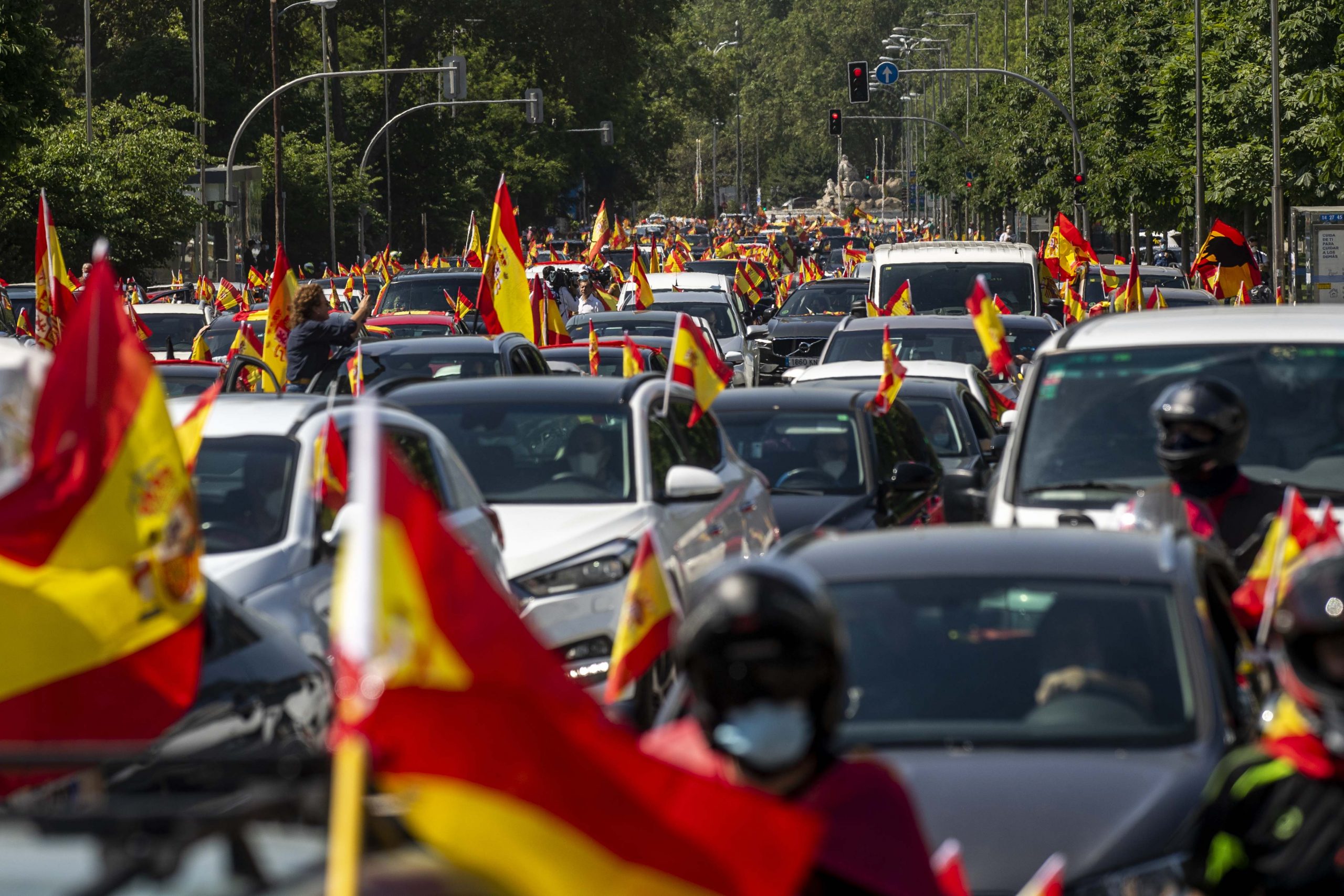 Španski desničari u protestnoj vožnji zbog odgovora vlade na pandemiju 1