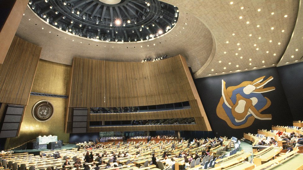 Sala Generalne skupštine Ujedinjenih nacija u Njujorku