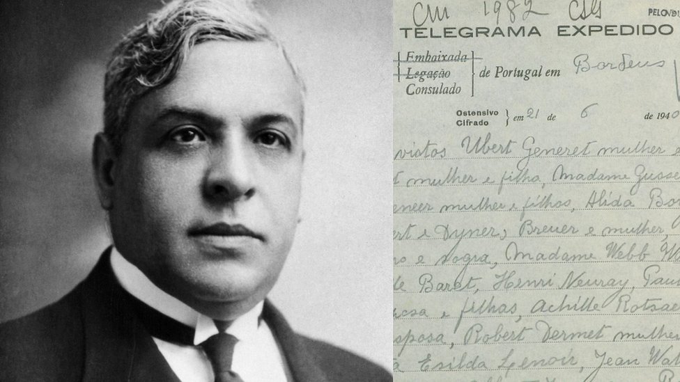 Drugi svetski rat i nacisti: Portugalski konzul koji je spasio hiljade od Holokausta 1 Aristides De Sousa Mendes i telegram portugalskog diktatora Salazara