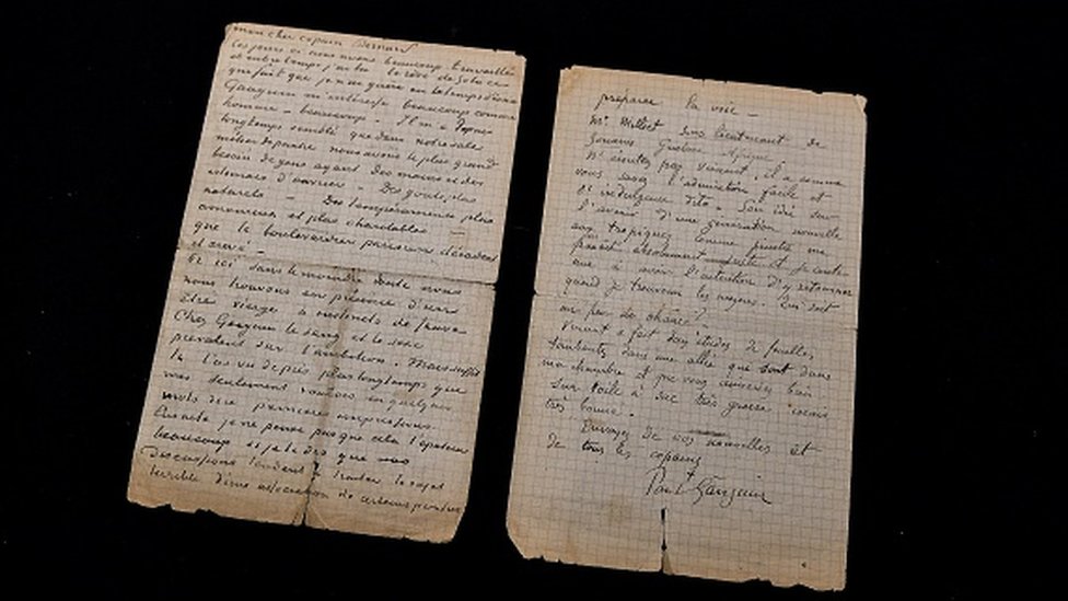 Van Gog i Gogen su napisali pismo dok su živeli zajedno na jugu Francuske
