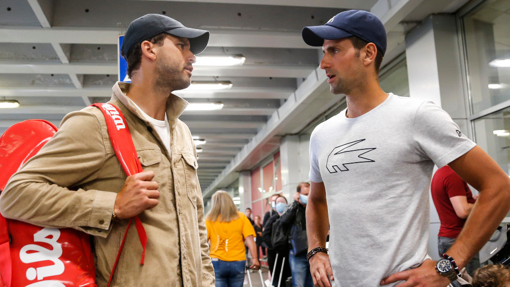 Dimitrov trenira u Beogradu 1