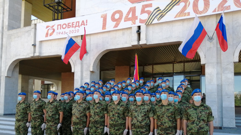 Gardisti Vojske Srbije u jeku priprema za Paradu pobede u Moskvi (FOTO) 3