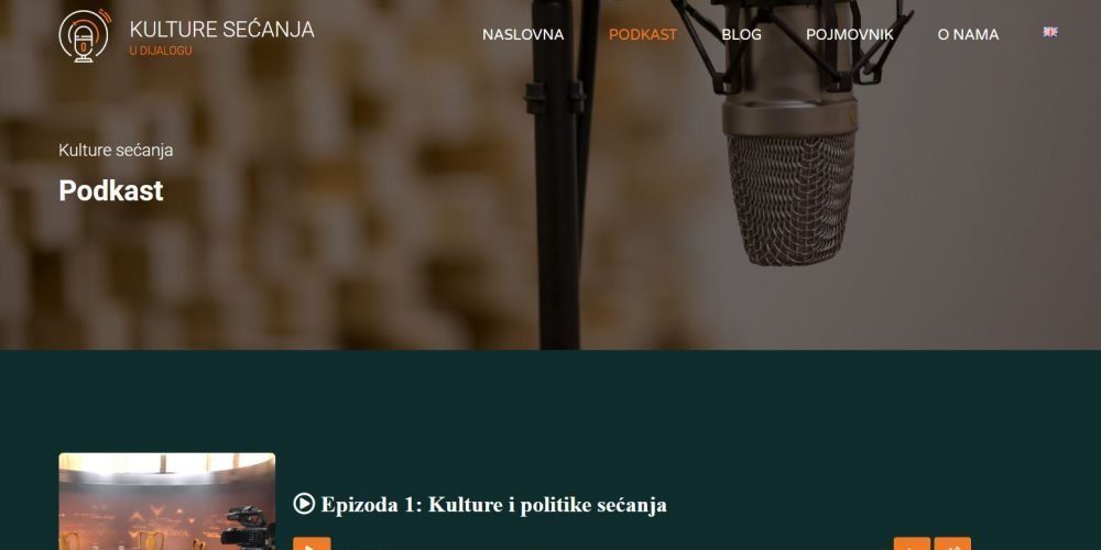 FHP pokreće audio podkast i blog Kulture sećanja u dijalogu 1