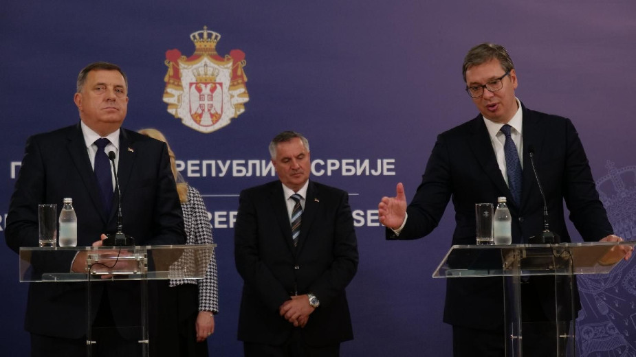 Vučić: Raspored sastanaka nije lak, Srbija želi mir - ali čuvaće svoje interese 1