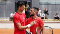 Novak Đoković i Damir Džumhur Đoković trenirao u Beogradu pred Adria Tour (FOTO) 2