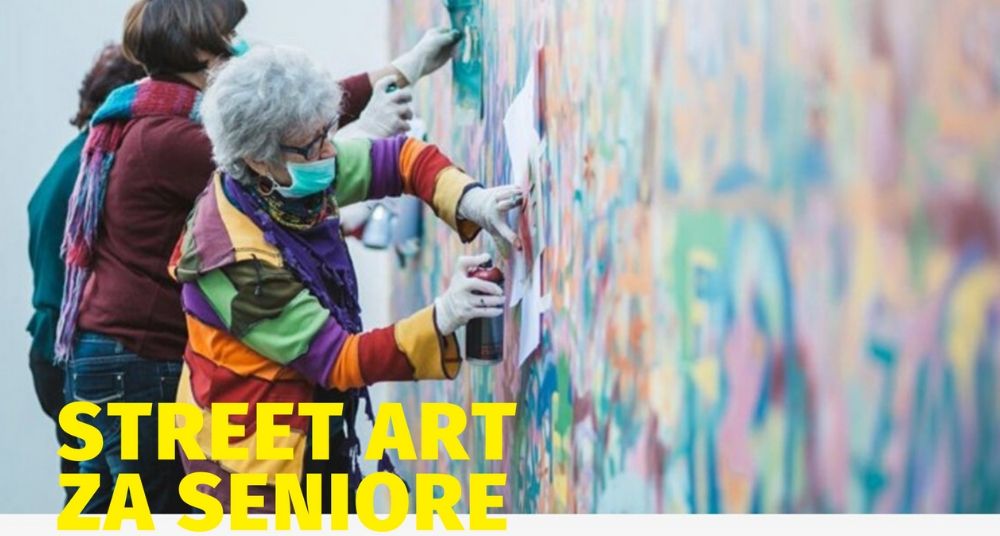 Street Art radionica za seniore u dvorištu Božidarca 1