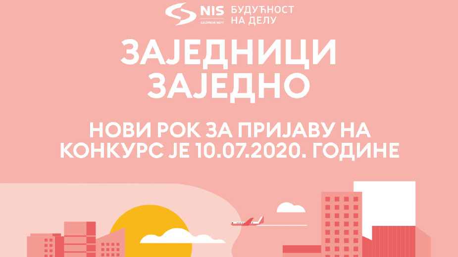 Produžen rok za prijavu NIS-ovog konkursa „Zajednici zajedno“ 1