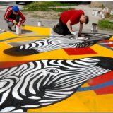 Još jedna galerija na asfaltu osvanula u Zemunu 8