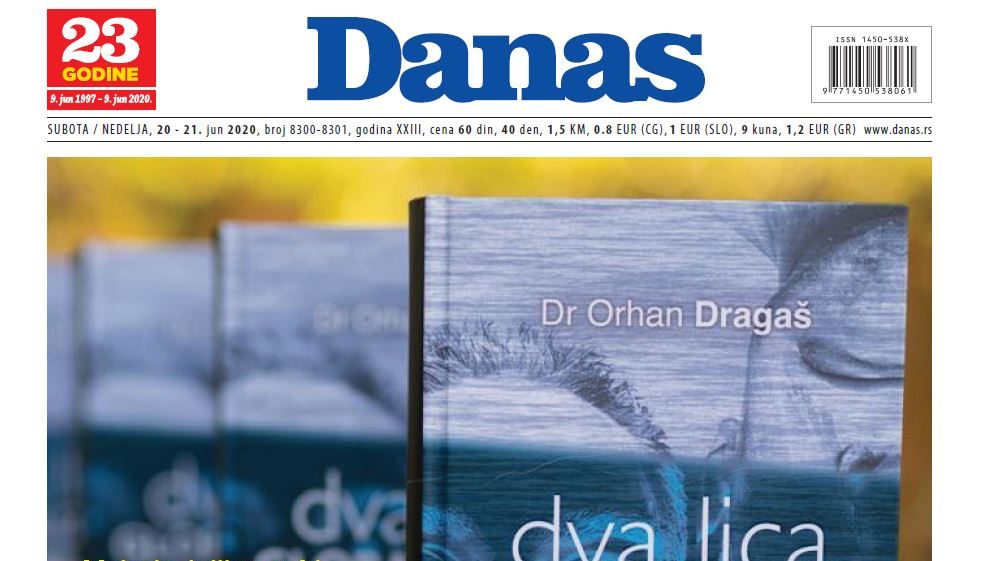 Specijalni dodatak Danasa o knjizi dr Orhana Dragaša (PDF) 1