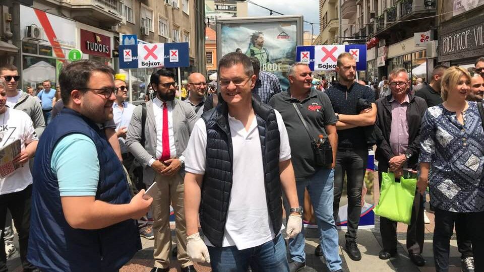 Jeremić u Nišu pozvao građane na bojkot izbora zbog zdravstvenih razloga 1
