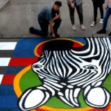 Još jedna đačka zebra osvanula u Zemunu 7