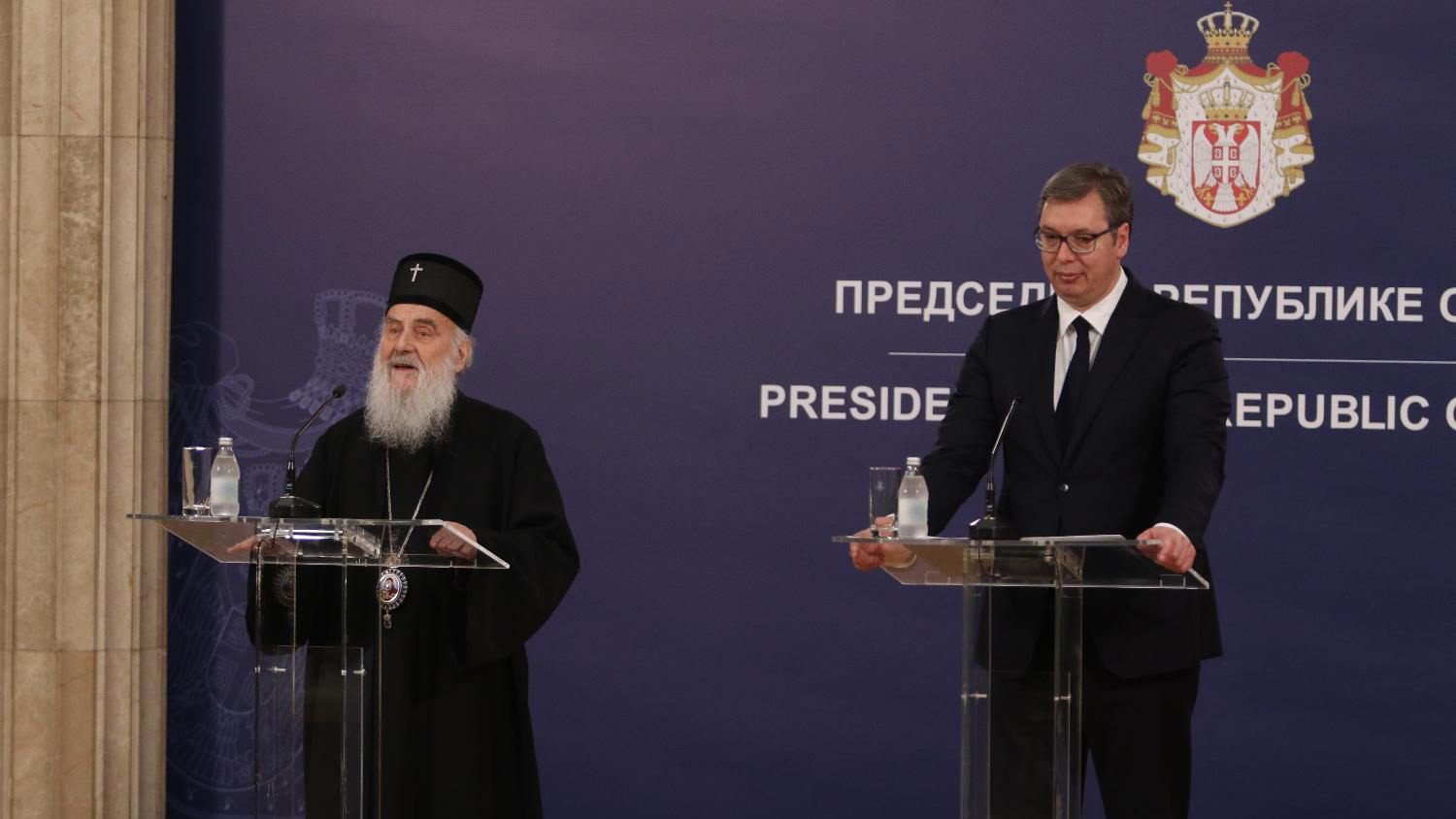 Irinej (SPC): Osam godina slušam kako Vučić sprema izdaju Kosova 1