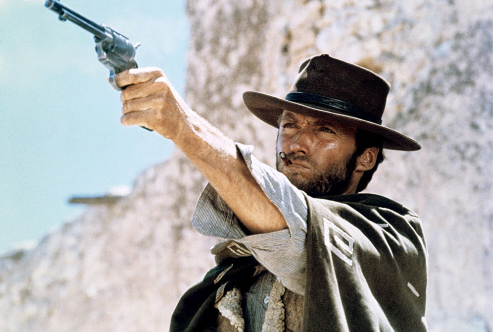 Clint Eastwood in the film The Good, the Bad and the Ugly, (1966)
