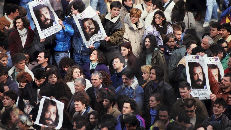 Proteste opozicije predvodio je devedesetih Vuk Drašković