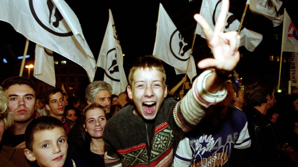 Pripadnici pokreta Otpor