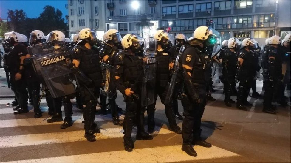 Policija, Beograd, jul 2020.