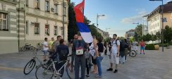 Protest Zrenjanin Večeras protestovali Zrenjaninci i Nišlije (FOTO/VIDEO) 2
