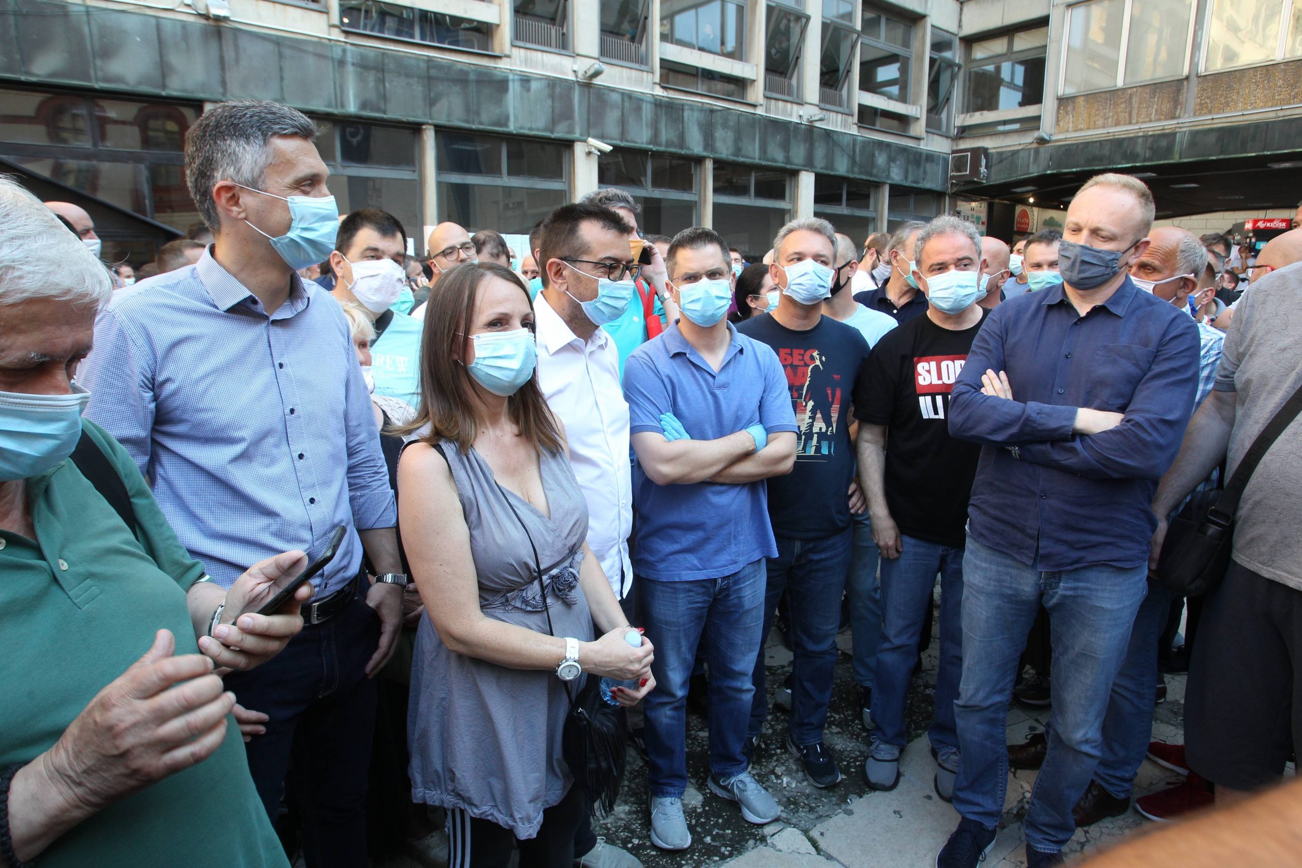 SZS: Jučerašnji protest bio miran, režim režira nasilje 1