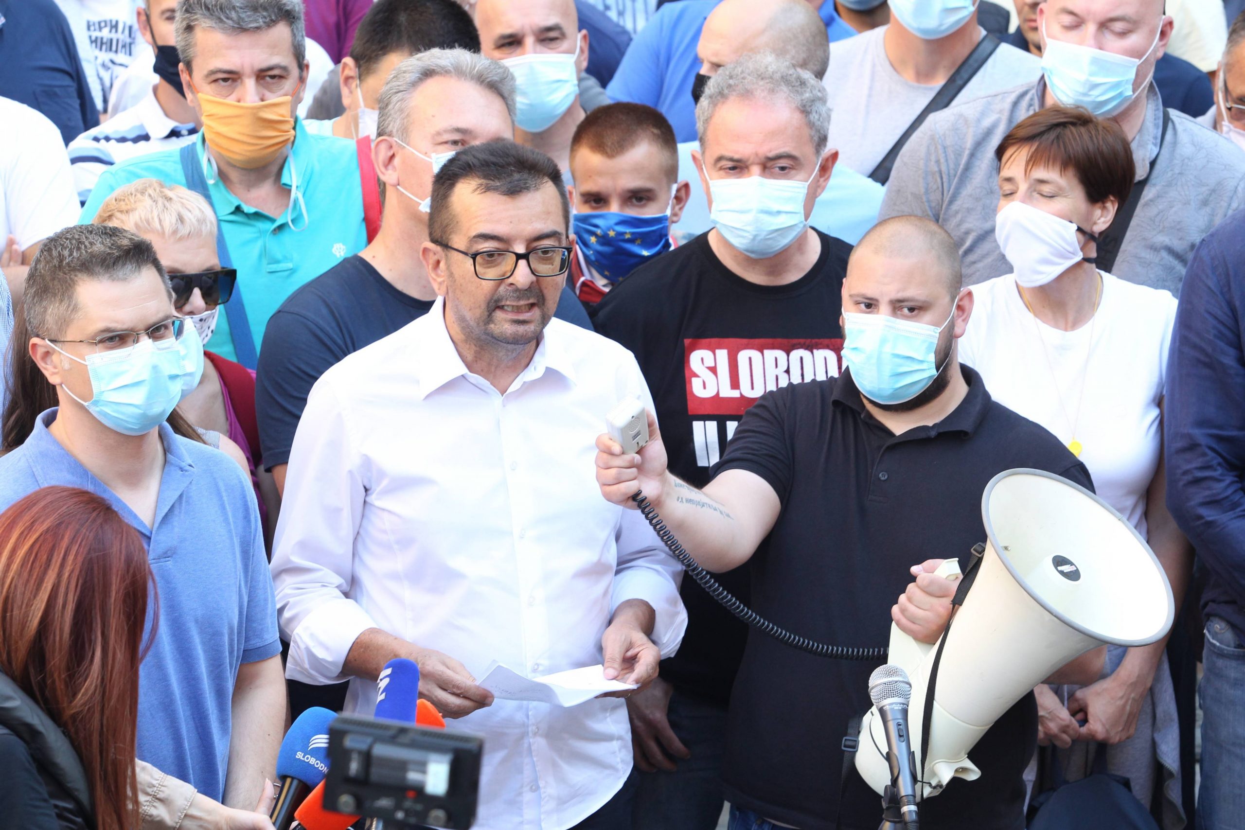 SZS traži podatke o uhapšenima, novi Krizni štab i objektivnost RTS 1