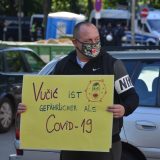 Protest ispred konzulata Srbije u Hamburgu (FOTO, VIDEO) 4