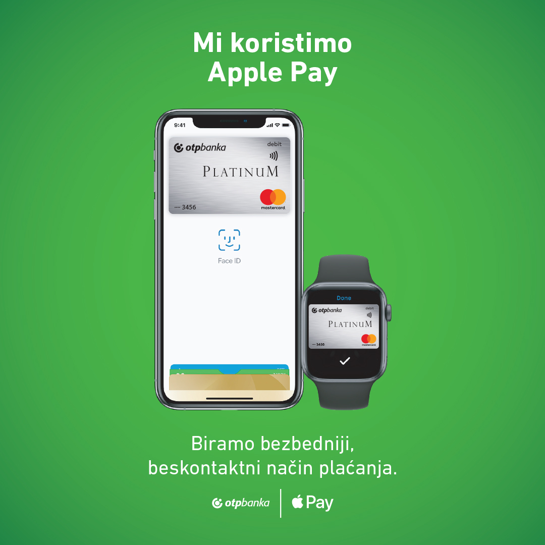 OTP banka omogućila plaćanje putem Apple Pay-a 2
