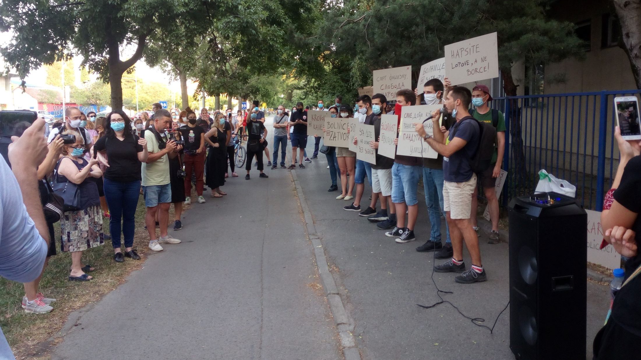 Protest u Novom Sadu zbog policijskog terora 1
