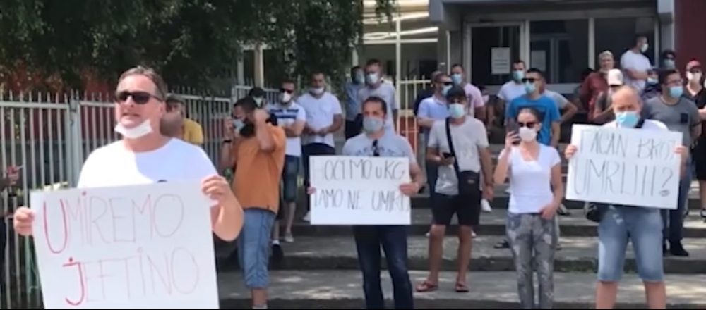 Građani protestovali u Novom Pazaru 1