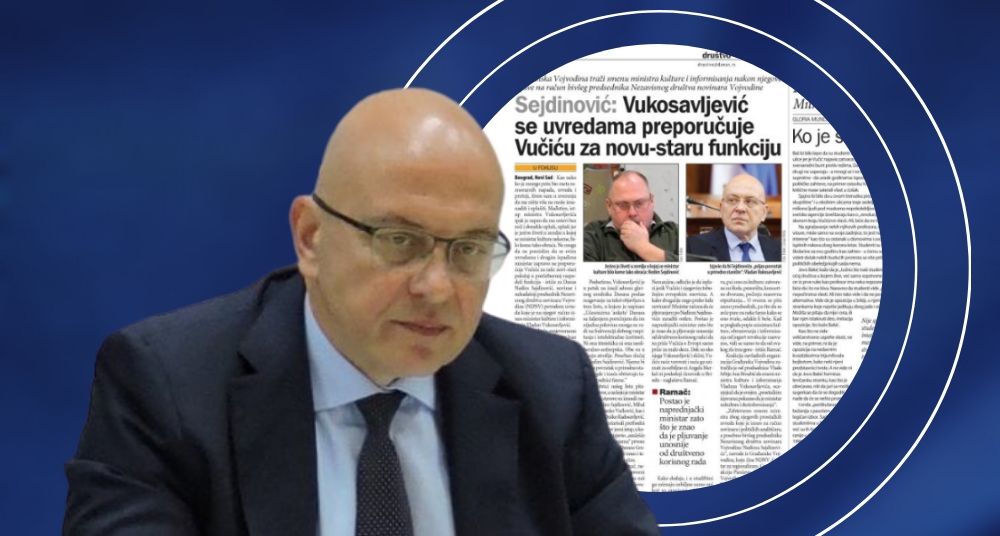 Reakcija Vukosavljevića na tekst u Danasu: Habitat za hor 1