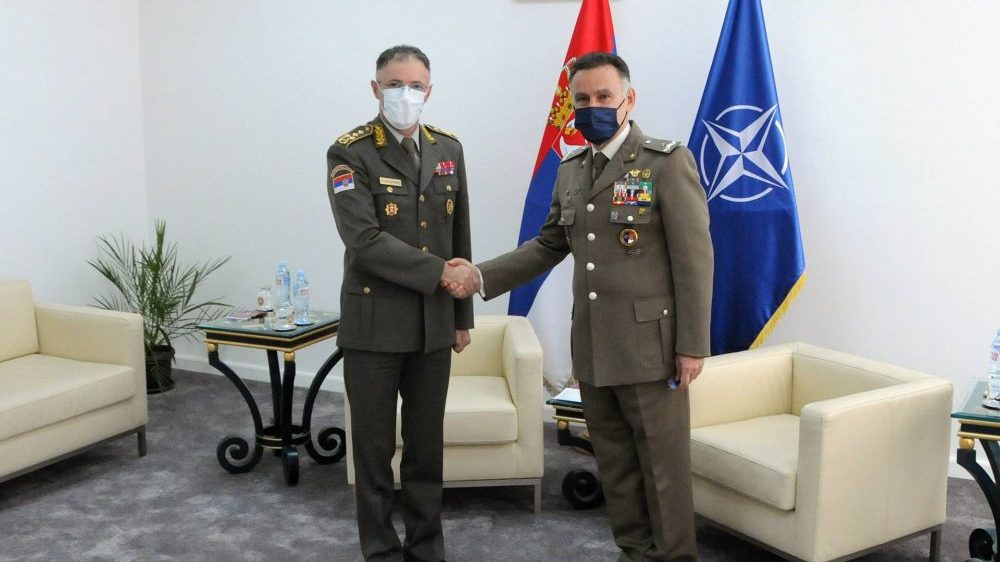 Sastali se načelnik Generalštaba Vojske Srbije i novi šef Kancelarije NATO u Beogradu 1