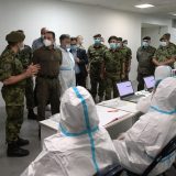 Vulin: Po naređenju predsednika Vučića, vojska pripremila Arenu za prijem pacijenata 14