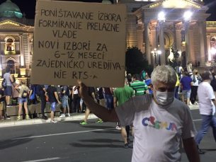 Na petom protestu manje okupljenih nego prethodnih dana (FOTO, VIDEO) 4
