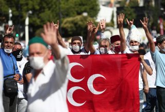 Aja Sofija, molitva Prve molitve muslimana u Aja Sofiji posle pretvaranja u džamiju (FOTO) 12