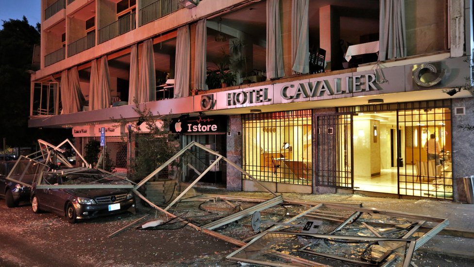 Razbijeni hotel u Bejrutu