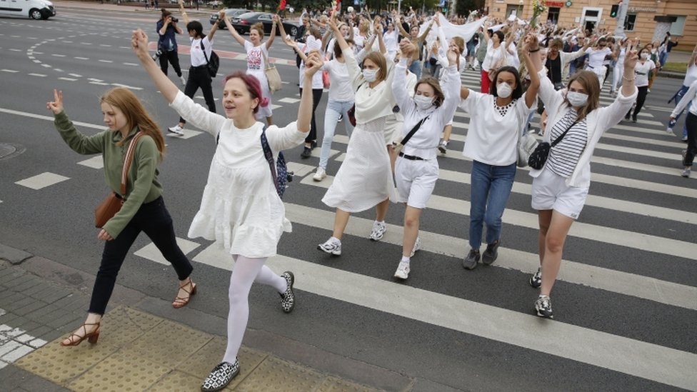 Protest žena u Minsku