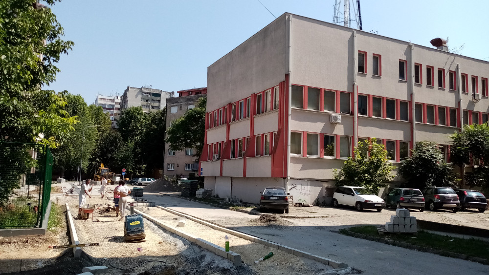 Uređenje novinarske ulice u Šapcu 1