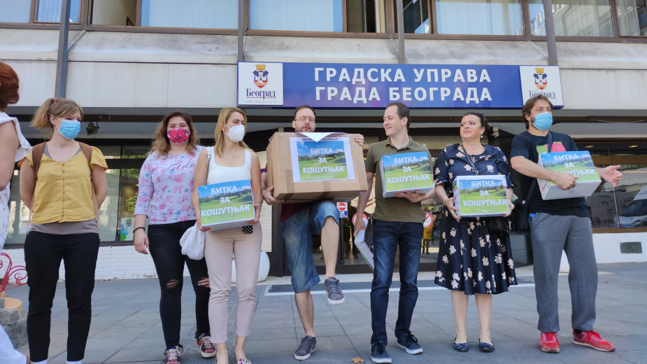 Inicijativa sutra predaje Vučiću zahtev da podrži obustavu najavljene gradnje u Košutnjaku 1