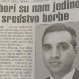 Šta su pre 20 godina zagovarali GSS i Goran Svilanović? 12