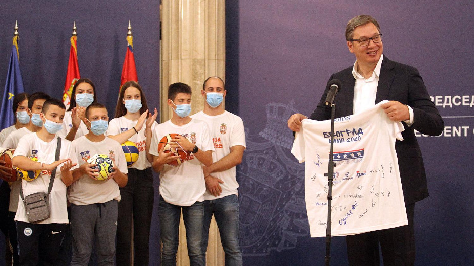 Vučić mladim sportistima sa Kosova: Beograd uvek bio i ostaće vaš glavni grad 1