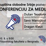 Konferencija Skupštine slobodne Srbije 10. agvusta na platou Filozofskog fakulteta 1