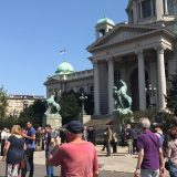 Građani se razišli posle protesta ispred Skupštine Srbije (FOTO) 6