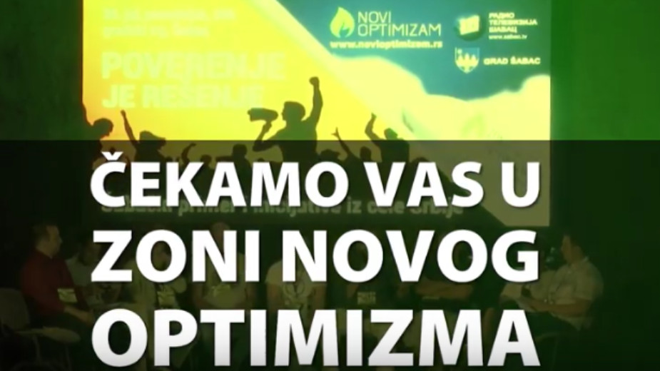 "Zona Novog Optimizma" u Šapcu od 31. avgusta do 3. septembra (VIDEO) 1