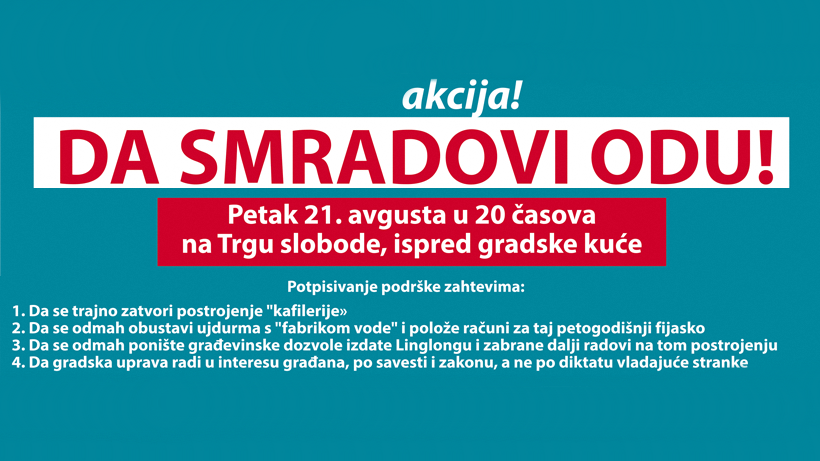 Pokret ujedinjenih fantoma podržao akciju „Da smradovi odu” 1